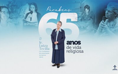 Irmã Luiza Tecilla completa 65 anos de vida religiosa. Uma vida dedicada à Deus!