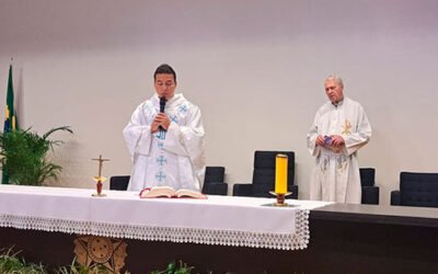 Uma quarta-feira repleta de atividades em Brasília: santa missa e reuniões institucionais